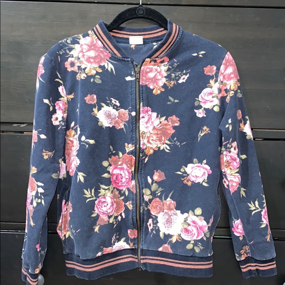 Zara Girls Floral Jacket